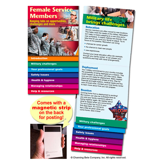 Female Service Members -- Keeping Tabs® (with magnet)