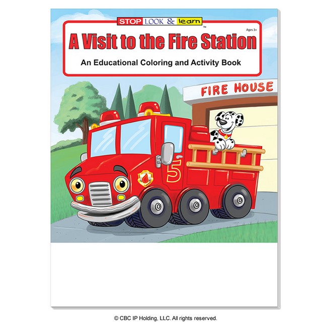 A Visit To The Fire Station Coloring & Activities Book