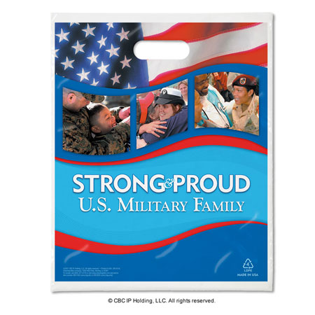 Strong & Proud U.S. Military Family Carry Bag