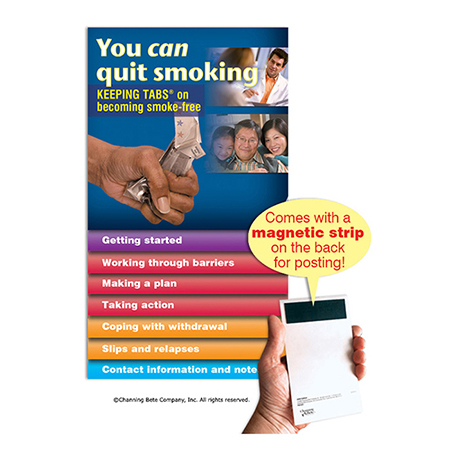 Keeping Tabs® On Becoming Smoke-free (with magnet)